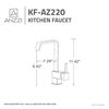 Anzzi Sabre Single-Handle Standard Kitchen Faucet in Oil Rubbed Bronze KF-AZ220ORB